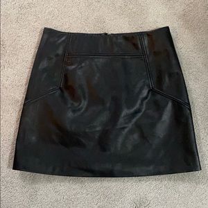 Leather skirt